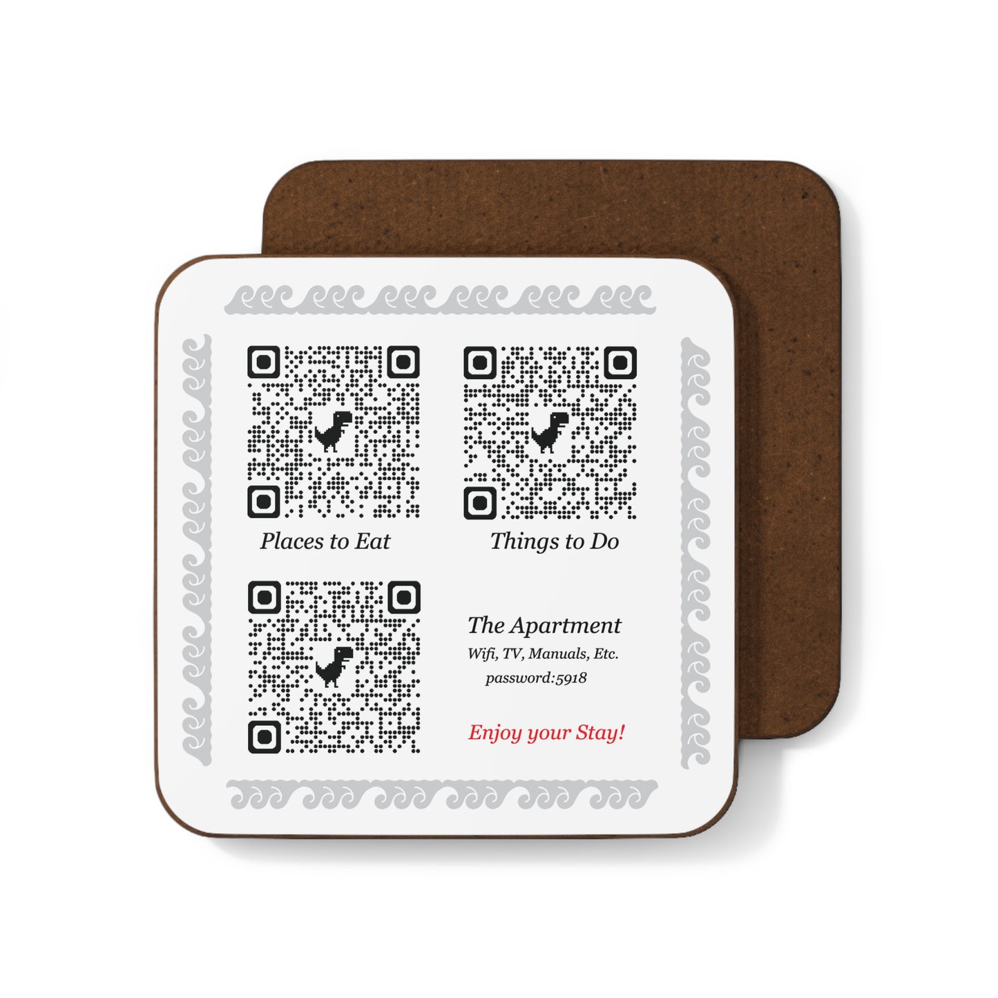 Hardboard Back Coaster
