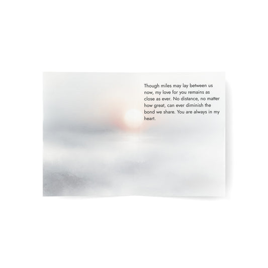 Distance will not separate us.