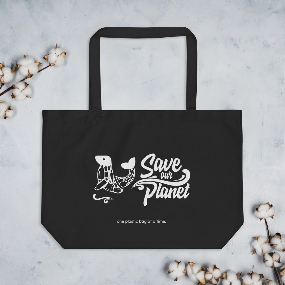 Save Our Planet - Professionally Illustrated Tote