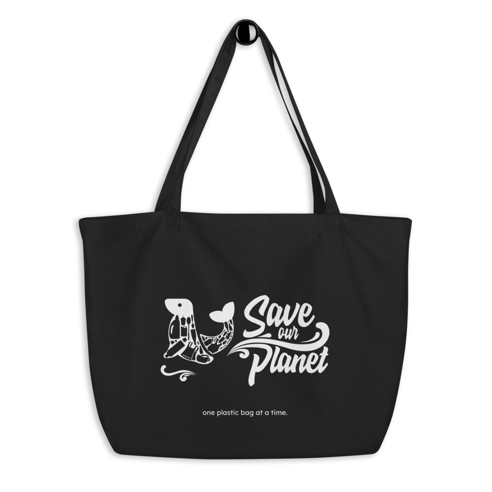 Save Our Planet - Professionally Illustrated Tote